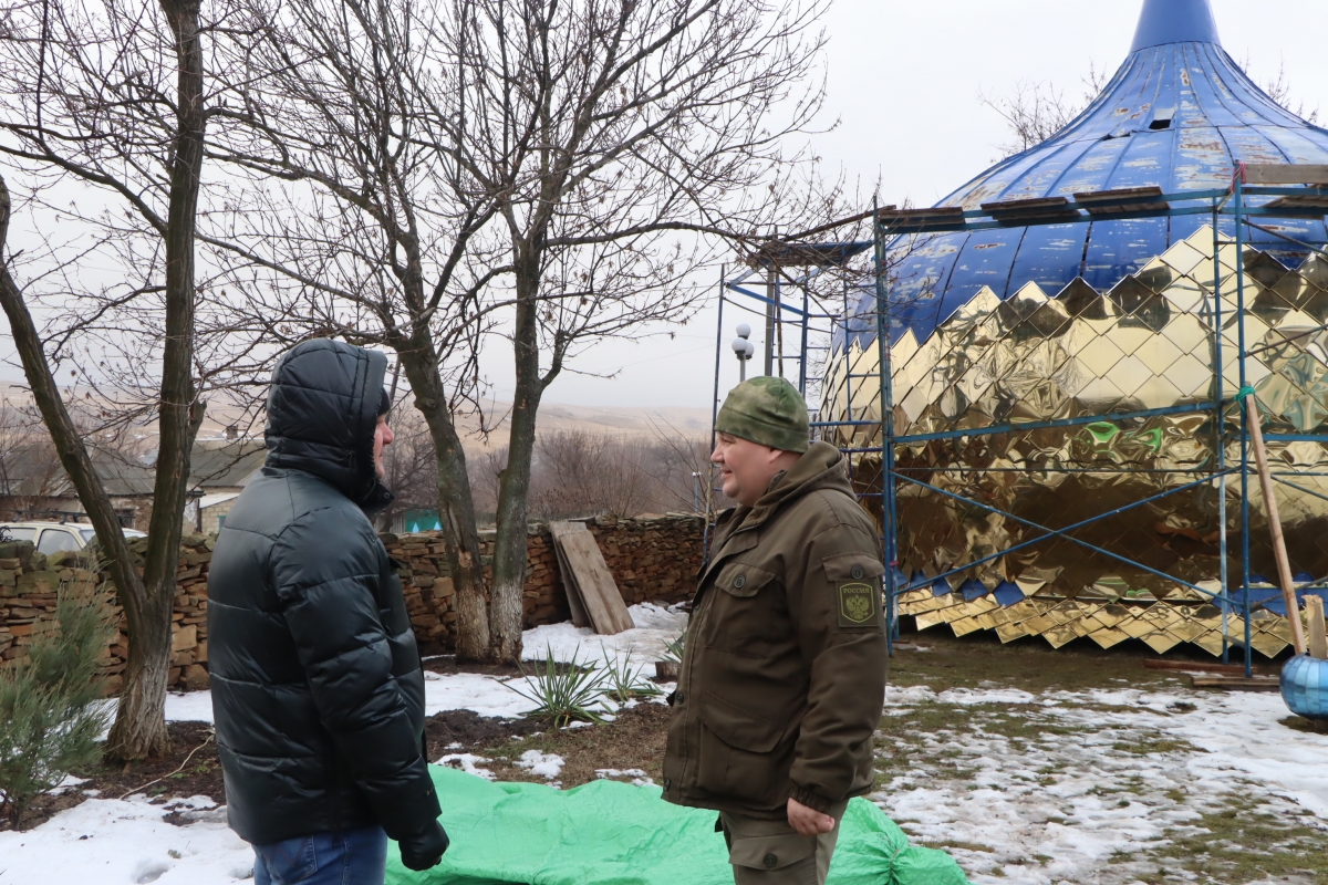 Восстановление купола Свято-Александро-Невского Храма продолжается