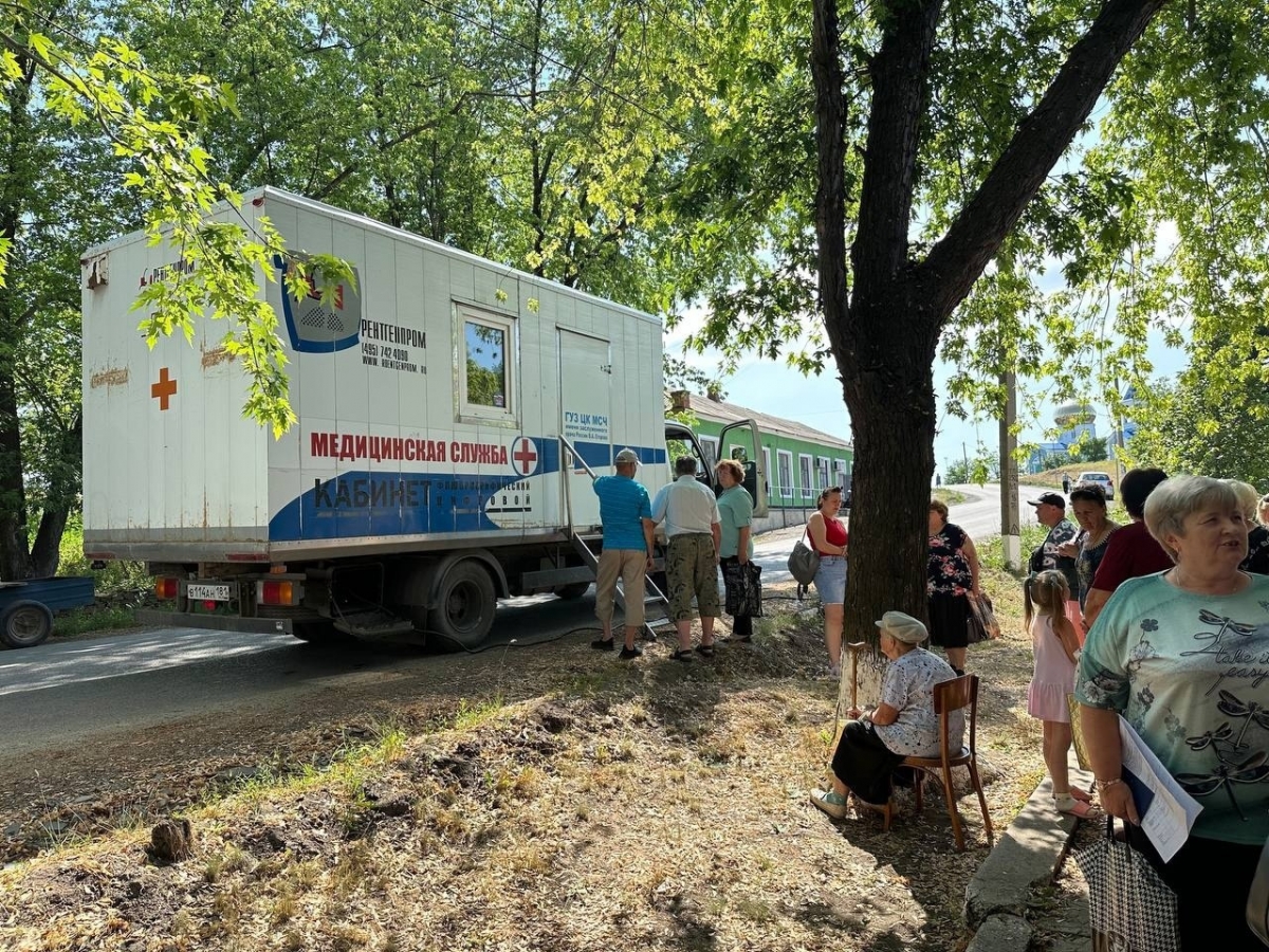 Врачебная бригада провела выездной прием в Иллирии