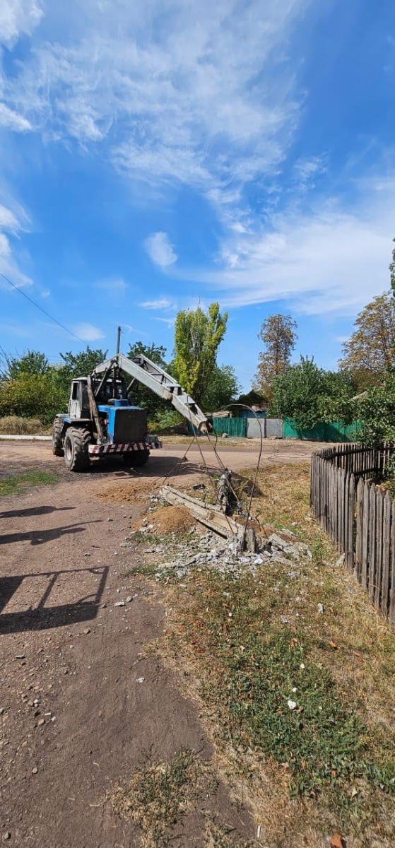 Ульяновцы продолжают восстанавливать энергетическую инфраструктуру в Лутугинском муниципальном округе