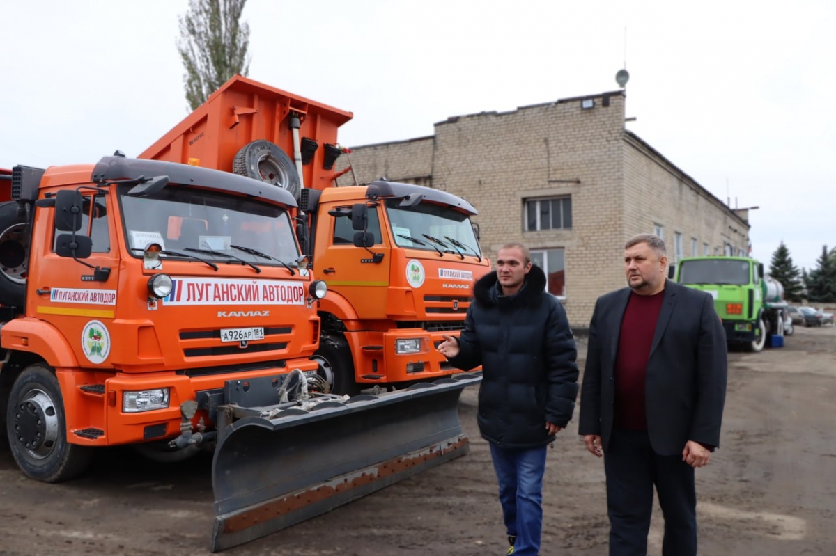 Глава Лутугинского муниципалитета с рабочим визитом посетил Лутугинский автодор